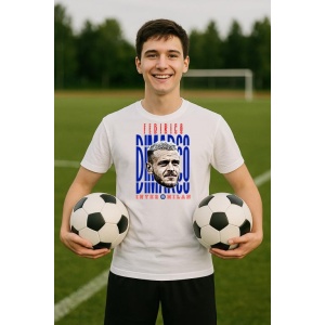 Tricou Barbat cu Fotbalistul Federico Dimarco - Inter Milano v1 - Img 6