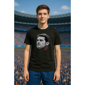 Tricou Barbat cu Fotbalistul Iker Casillas - Real Madrid legend - Img 6