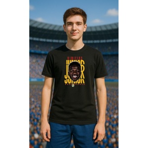 Tricou Barbat cu Fotbalistul Vincius Jos Paixuo de Oliveira Jnior - Real Madrid - Img 6