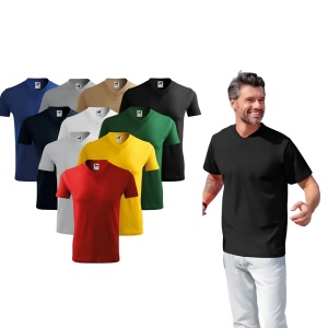 Tricou bărbat cu guler in V