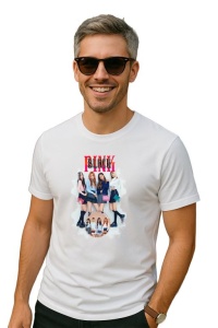 Tricou barbat Kpop cu trupa BLACKPINK 6 music Coreean 165 - Img 2