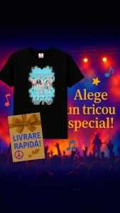 Tricou barbat Kpop cu trupa BTS 2 music Coreean 179 - Img 10