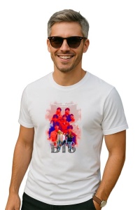 Tricou barbat Kpop cu trupa BTS 3 music Coreean 180 - Img 2