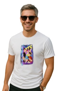 Tricou barbat Kpop cu trupa BTS V music Coreean 195