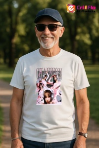 Tricou barbat Kpop cu trupa CHAEWON 2 music Coreean 197 - Img 5