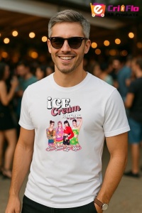 Tricou barbat Kpop cu trupa ICE CREAM BLACKPINK music Coreean 217