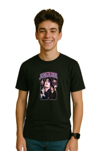 Tricou barbat Kpop cu trupa JUNGKOOK 2 music Coreean 241 - Img 3