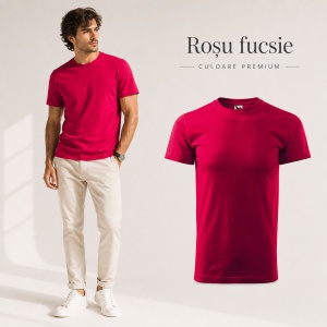 Tricou bărbat Malfini Basic Clasic, 100% bumbac, 160 g/m², guler rotund, 48 de culori, mărimi XS–5XL - Img 37
