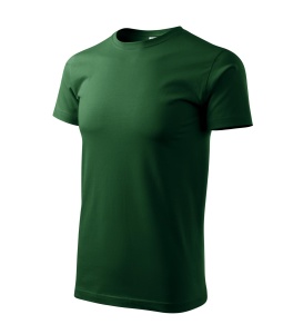 Tricou pentru barbati basic din bumbac de culoare verde sticla