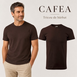 Tricou Bărbat Simplu Malfini Basic, 100% Bumbac, Regular Fit, casual office Guler Rotund, Multiple Culori XS - 5XL - Img 16