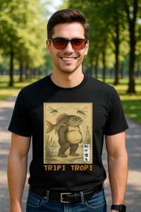 Tricou Barbat Tralalero Tralala cu personajul Tripi Tropi mix 1 - Img 5