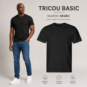 Tricou bărbătesc Malfini Edge 813, 190 g/m², guler rotund, S–6XL, 7 culori disponibile - Img 17