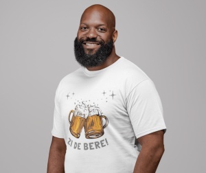 Tricou barbati haios personalizat - Zi de bere - din bumbac, personalizat - Cadou