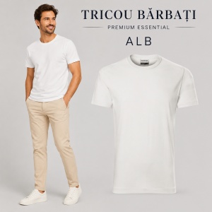 Tricou bărbați heavy, 100% bumbac pre-shrunk, 200 g/m², 14 nuanțe disponibile - Img 11