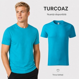 Tricou Bărbați Malfini Gulf 822, 100% Bumbac Organic, 150 g/m², Guler Rotund, Label Free, S–3XL, 15 Culori - Img 24