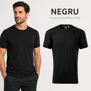 Tricou Bărbați Malfini Merino Rise 157, 100% Lână Merino, 190 g/m², Respirabil, Termoreglare, Slim Fit, Mărimi S-3XL - Img 13