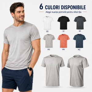 Tricou bărbați sport Malfini Chance GRS 810, micro poliester reciclat, Extra Dry, 6 nuanțe - Img 10