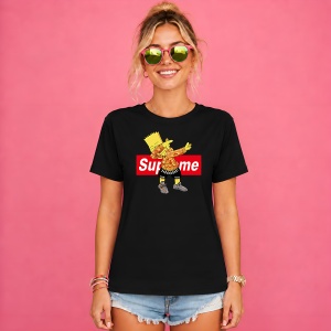 Tricou Bart Simpson Dabbing Camo Box Logo Urban Supreme Style, din bumbac 100%, tricou negru, Copii | Dama | Barbat - Img 2