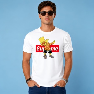 Tricou Bart Simpson Dabbing Camo Box Logo Urban Supreme Style, din bumbac 100% Copii | Dama | Barbat