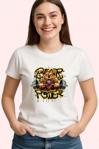 Tricou Bear Power Animal Forta, Copii | Dama | Barbat