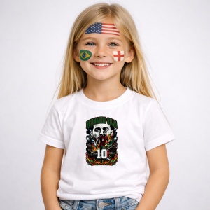 Tricou Bernardo Silva Portugal World Cup Fifa 2026, din bumbac 100%, tricou alb, Copii | Dama | Barbat - Img 2