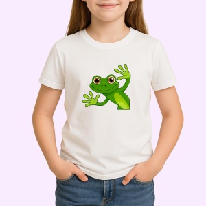 Tricou Broscuta Frog Simpatica - Copii | Dama | Barbat