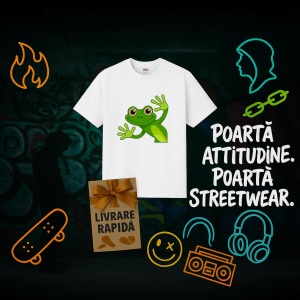 Tricou Broscuta Frog Simpatica - Copii | Dama | Barbat - Img 11