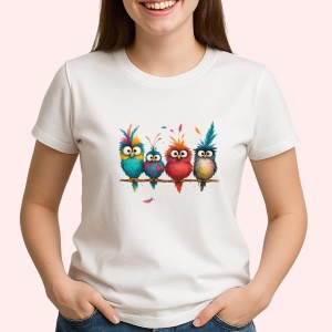 Tricou Bufnite colorate speriate, Cele mai bune prietene - Copii | Dama | Barbat