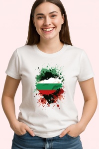 Tricou Bulgaria Steag Splash Art, Copii | Dama | Barbat - Img 4