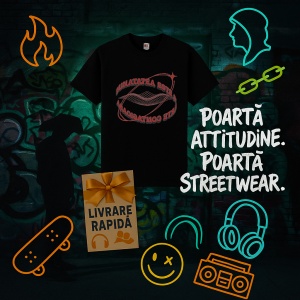 Tricou Bunatatea este foarte contagioasa Negru, Copii | Dama | Barbat - Img 10