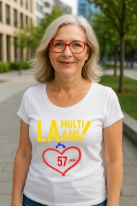 Tricou Cadou 57 ani - Cadou aniverasare Damă