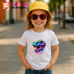 Tricou Cap de dinozaur colorat in stil comic Copii | Dama | Barbat - Img 11