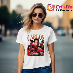 Tricou Carlos Sainz Imagine Echipa Ferrari Formula 1, Copii | Dama | Barbat - Img 9