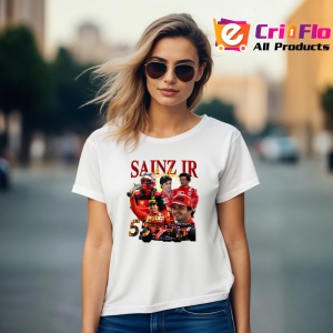 Tricou Carlos Sainz Jr Colaj Masina Echipa Ferrari Formula 1, Copii | Dama | Barbat - Img 9