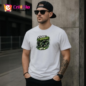 Tricou Chase Your Dreams Fotbalist Sub Lumina Lunii, din bumbac 100% , tricou alb pentru Copii | Dama | Barbat - Img 9