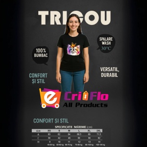 Tricou Chihuahua alb cu fluture portocaliu pe cap design de poveste Copii | Dama | Barbat, negru - Img 12