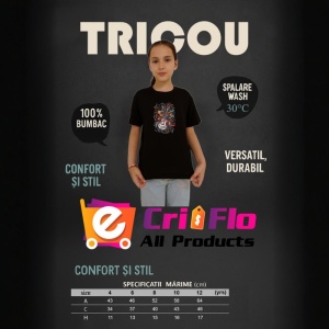 Tricou Chitara Colorata Arta Curcubeu, Copii | Dama | Barbat, culoare negru - Img 8