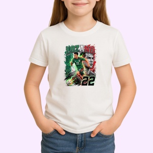 Tricou Chucky Lozano Mexic Extrema Fotbal, din bumbac 100% , tricou alb pentru Copii | Dama | Barbat - Img 2