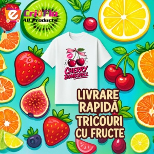 Tricou Cireasa exploziva, Fructe, Copii | Dama - Img 12