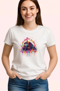 Tricou Cladire futurista in stil graffiti urban Copii | Dama | Barbat - Img 3