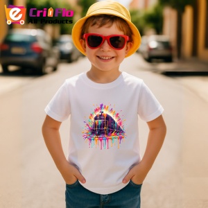 Tricou Cladire futurista in stil graffiti urban Copii | Dama | Barbat - Img 11