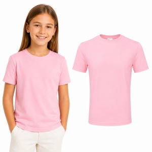 Tricou copii 100% bumbac,pentru fete și băieți 160 gm/², 32 nuanțe, mărimi 4–12 ani - Img 25
