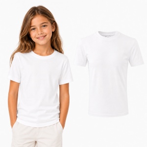 Tricou copii 100% bumbac,pentru fete și băieți 160 gm/², 32 nuanțe, mărimi 4–12 ani - Img 35