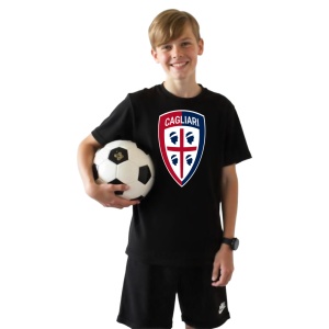 Tricou copii Cagliari Calcio din bumbac 100% - Img 3