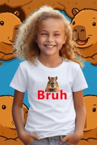 Tricou copii Capybara - Bruhhh - Img 2