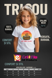 Tricou copii Capybara - Jacuzzi - Img 4