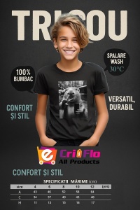 Tricou copii Capybara - trendy selfie - Img 6