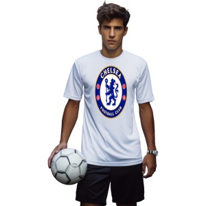 Tricou copii Chelsea FC din bumbac 100% - Img 5