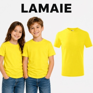 Tricou Copii Clasic Basic Kids, Băiat/Fată, Bumbac 100% Confortabil, 160 g/m², Mărimi 4–12 ani - Img 25