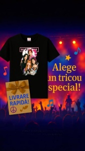 Tricou copii cu formatia BLACKPINK 3 , din bumbac 100% - Img 6
